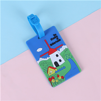 Soft PVC Promotional Travel Waterproof Luggage Tag