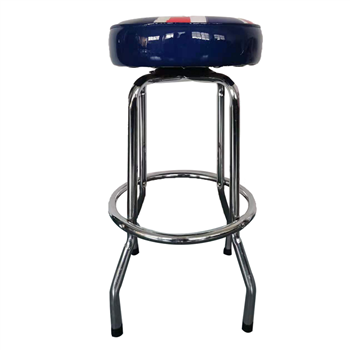 Single Ring Bar Stool Swivel Seat