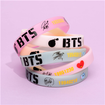 Screen Printed Silicone Wristband