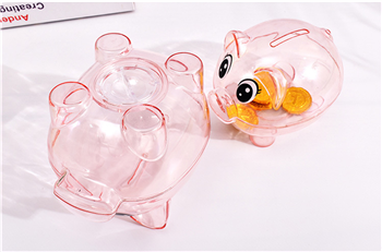 Transparent Piggy Bank