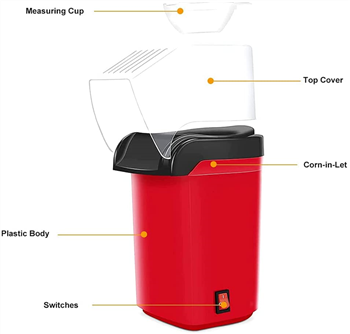 Hot Air Popcorn Maker