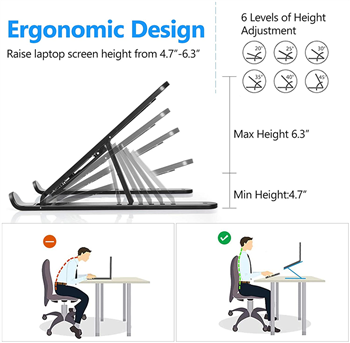 Portable Desktop Computer Laptop Stand