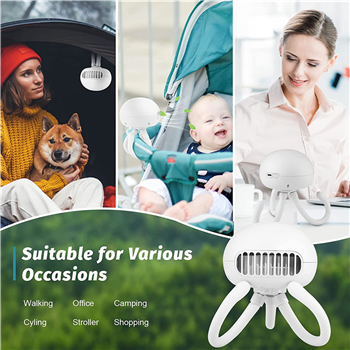 Mini Handheld Stroller Fan 