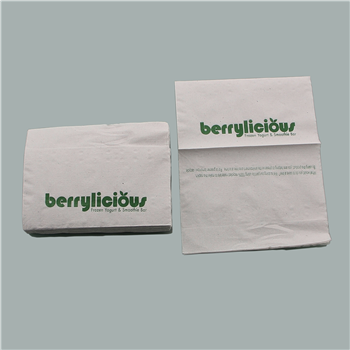 13" x 8.7" Bleached Single Ply 3/4 Fold Dispenser Napkins