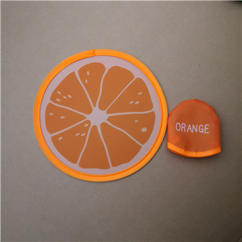 8'' Folding Nylon Flyer Frisbee Disc With Pouch